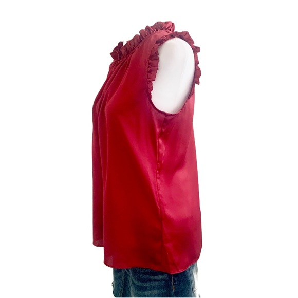 Catherine Malandrino Women’s Red Top - Picture 3 of 8